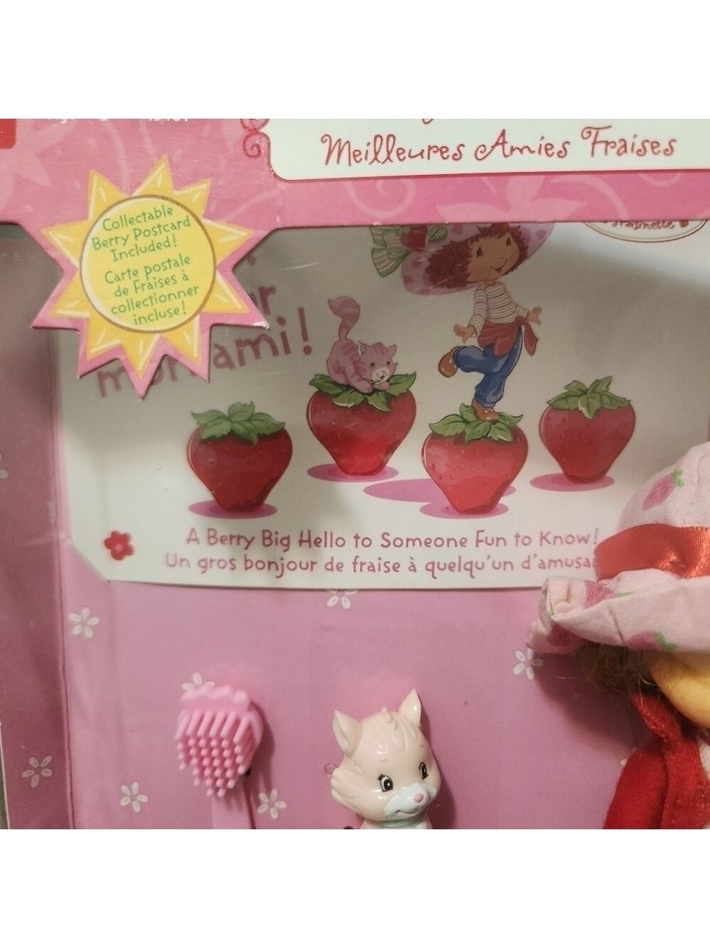 BANDAI Strawberry Shortcake 2002 Doll & Custard NIB Vintage - Picture 6 of 16